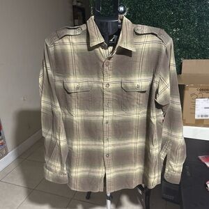 Polo Ralph Lauren Men's Long Sleeve Button-Up Stripe Shirt Size Large Clasic Fit